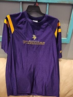 NFL Minnesota Vikings Purple & Gold Short Sleeve Mens Jersey